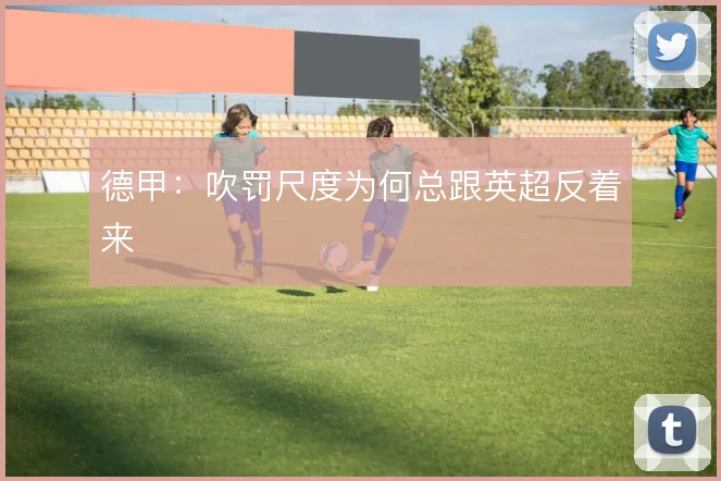 德甲：吹罚尺度为何总跟英超反着来